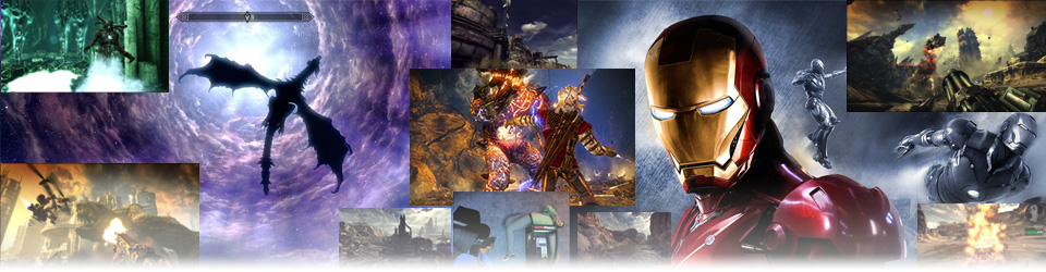 Screenshots from popular games